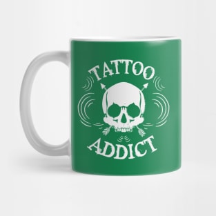 Tattoo Addict (white) Mug